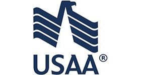 Logo of USAA company, Auto Aid Collision, Auto body shop