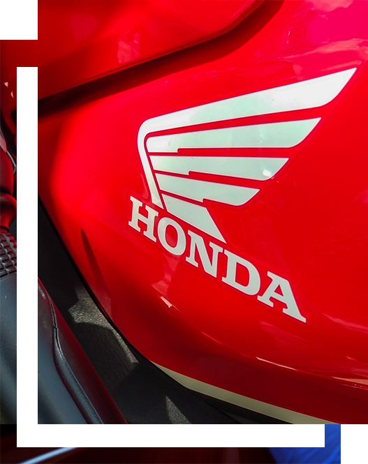 Image of Honda written on the car, Auto Aid Collision, Honda Collision Repair